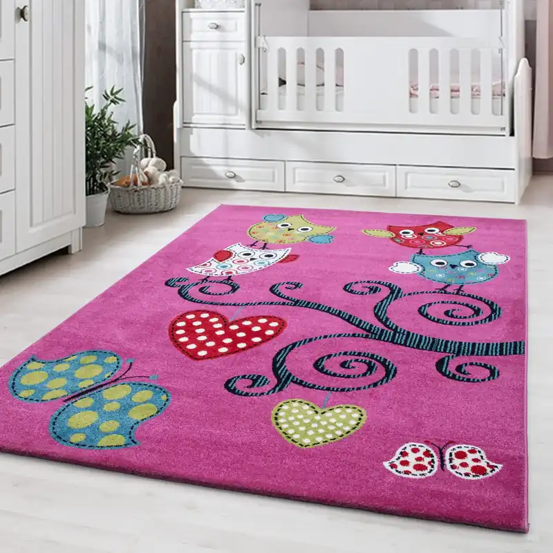 Zniżka Dywan dziecięcy KIDS Sówki Lilia 80 cm x 150 cm