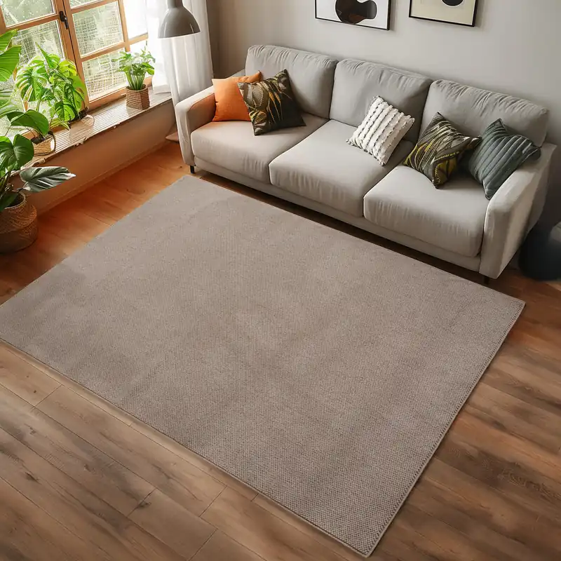 Zniżka Dywan nowoczesny Helix jednobarwny beżowy 280 cm x 370 cm