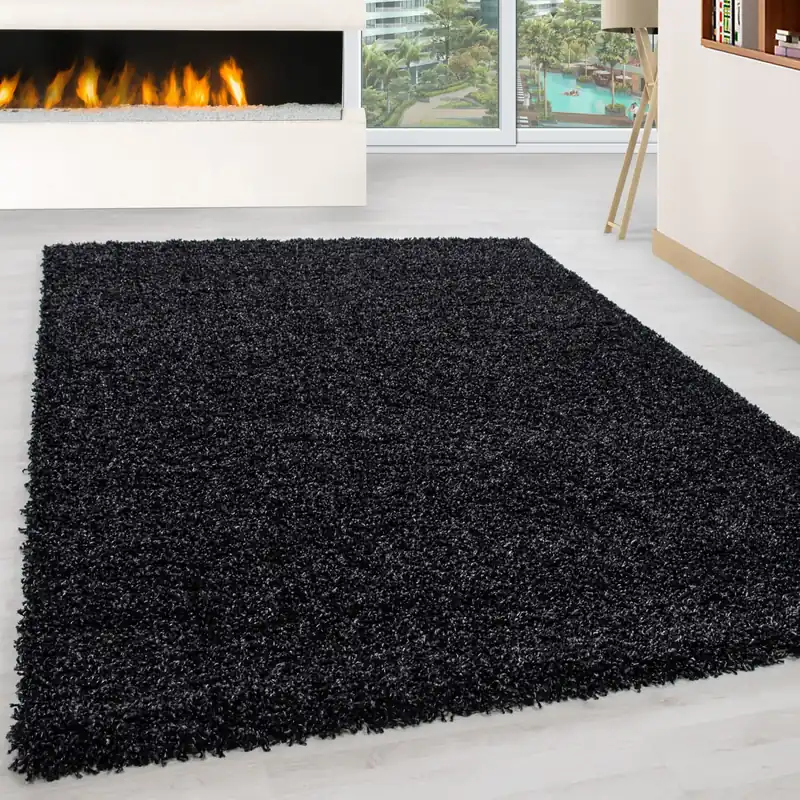 Zniżka Dywan shaggy Antracyt 200 cm x 290 cm