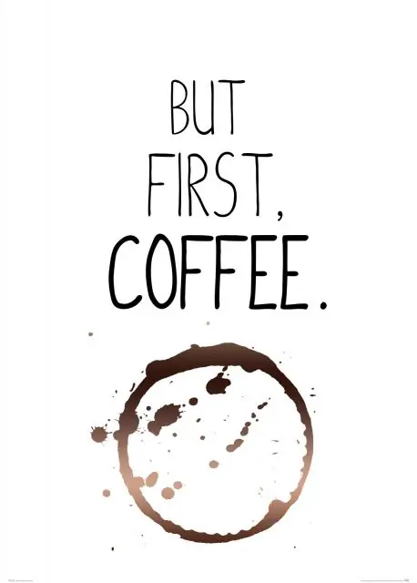But first coffee - plakat Dodaj do koszyka