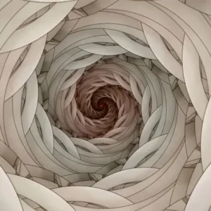Zniżka Spiralny fractal III - fototapeta
