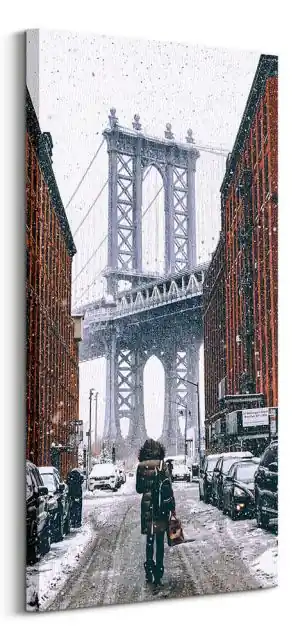 Zimowy Brooklyn - obraz na płótnie Bestseller