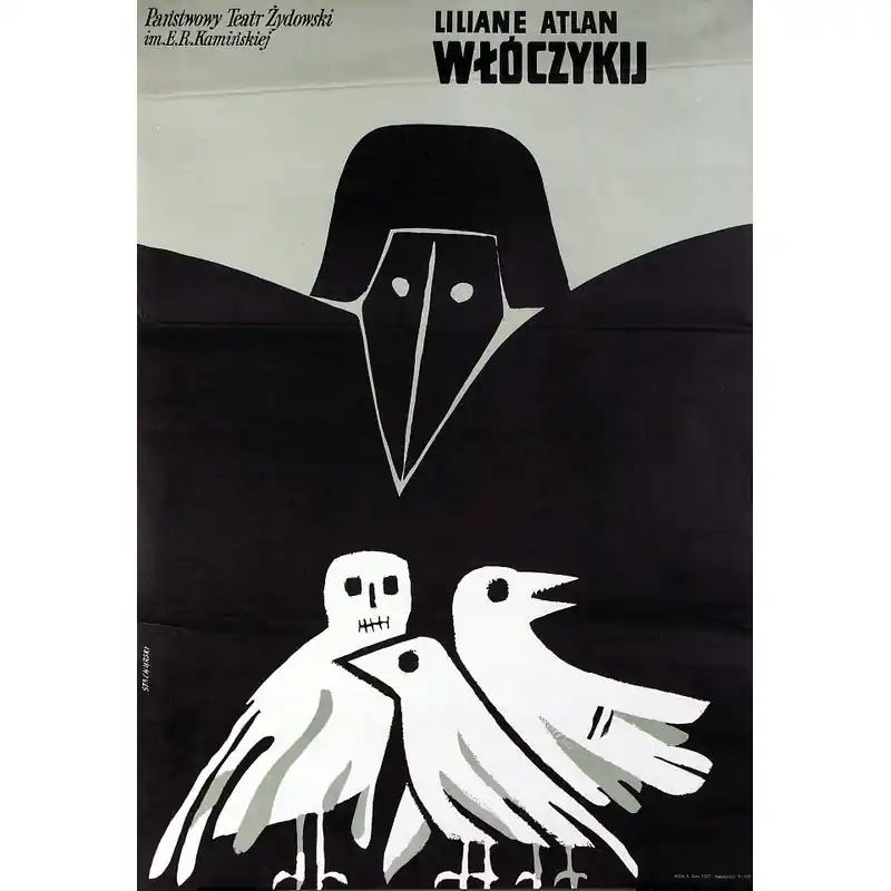 Kup online Gadabout / Wloczykij, Polish Theater Poster