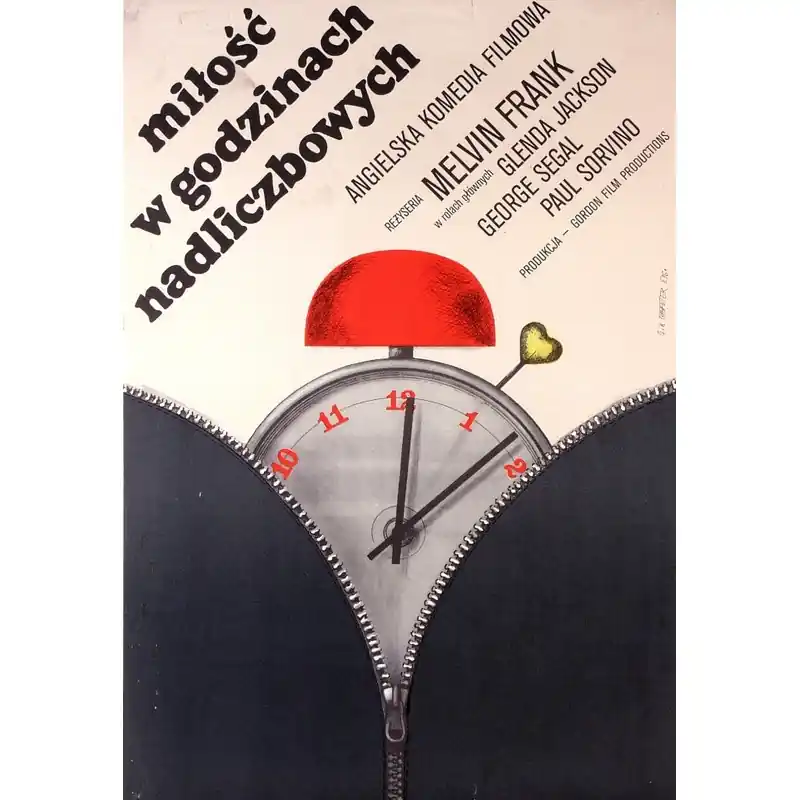 A Touch of Class, Polish Film Poster Designed by Krzysztof Nasfeter, 1976 Wybór klientów
