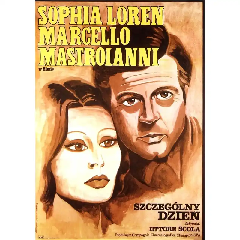 A Special Day, Polish Film Poster Designed by Maria Ihnatowicz, 1977 Bezpieczna płatność