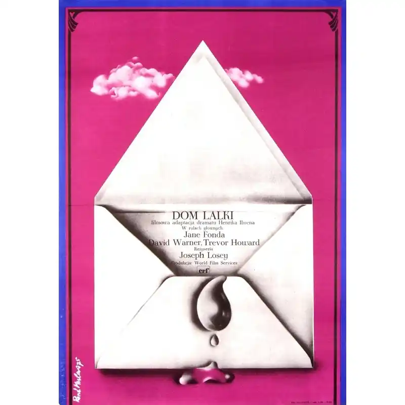 A Doll's House, Polish Film Poster Designed by Rene Mulas, 1975 Zniżka