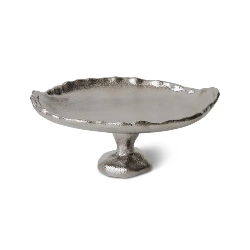 Wyjątkowa oferta Plater Rough, srebrny chrom, HKLiving
