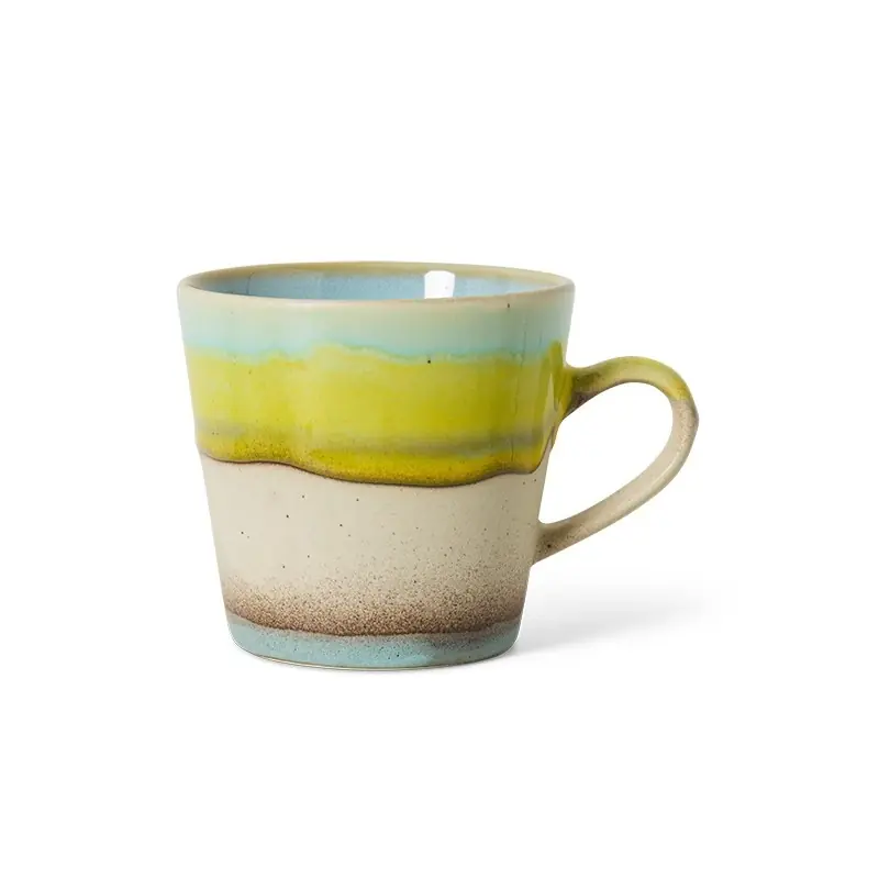 Kubek ceramiczny Glint 70‘s Ceramisc do americano, HKliving Popularny