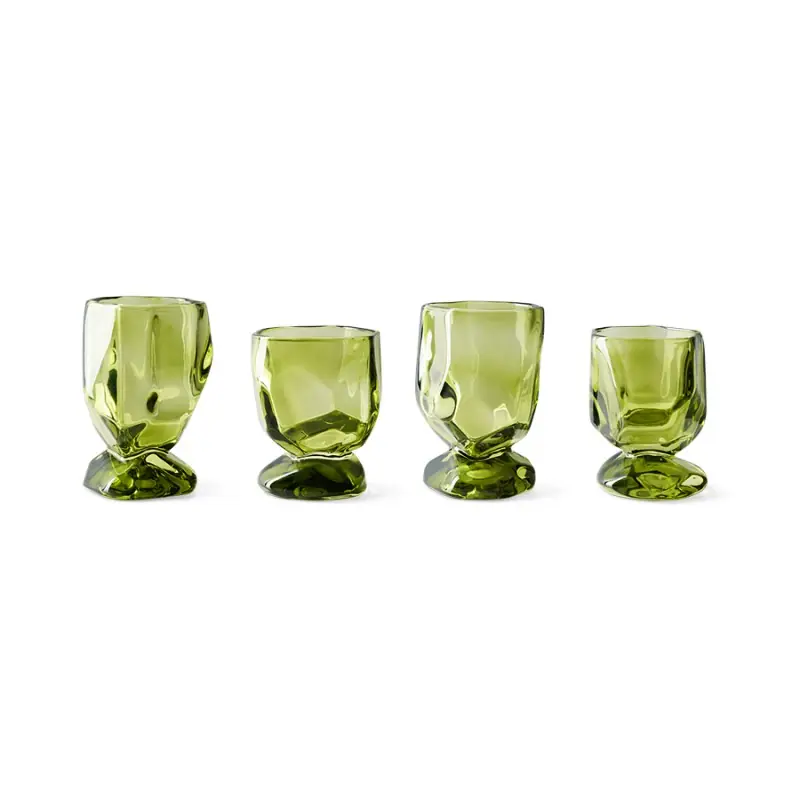 Szklanki Emerald by Nienke Sikkema 4 szt., zielone, HKLiving Ostatnia szansa
