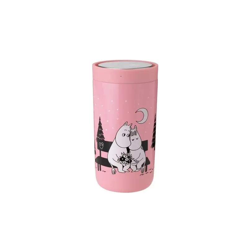 Bezpieczna płatność Kubek termiczny To- Go Muminki Love You, 200 ml, Stelton