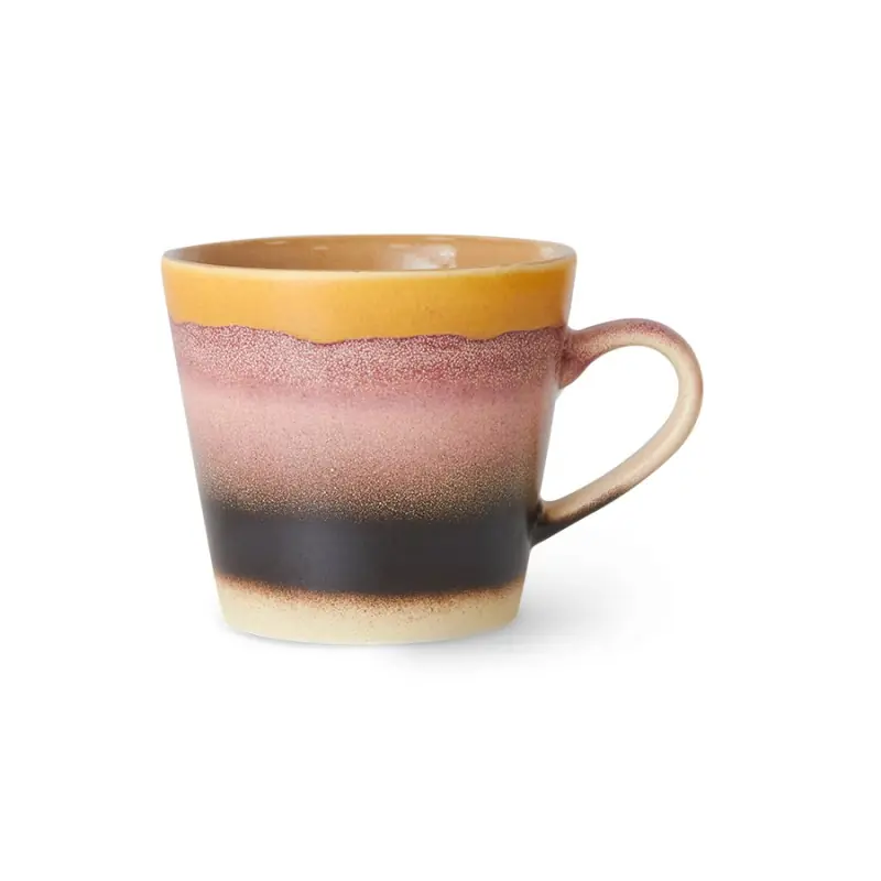 Hit sprzedaży Kubek ceramiczny Sunset 70‘s Ceramisc do cappuccino, HKliving