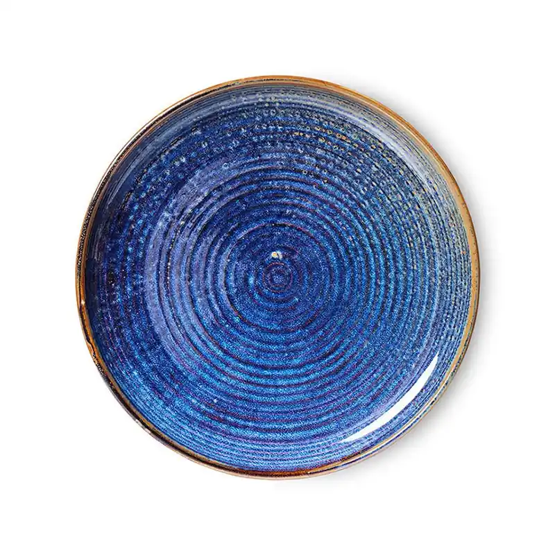 Talerz obiadowy Chef Ceramics Rustic Blue, HKLiving Najlepsza cena