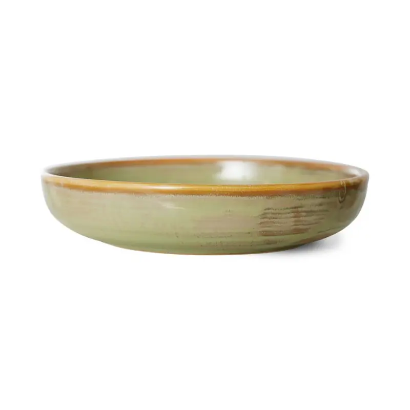 Najlepsza cena Talerz głęboki M Chef Ceramics Moss Green, HKLiving