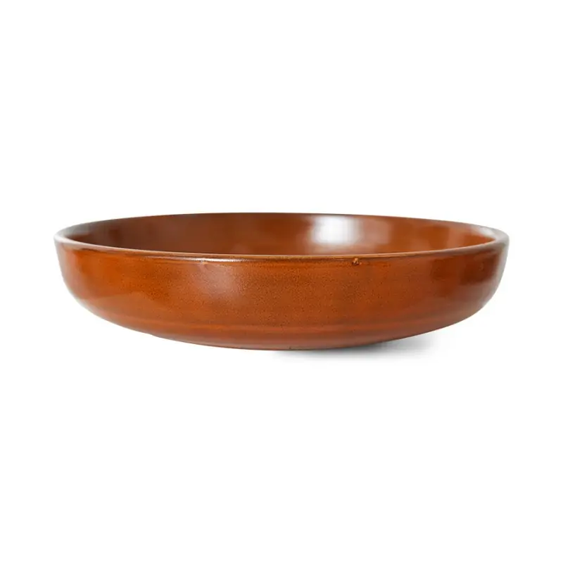 Talerz głęboki M Chef Ceramics Burned Orange, HKLiving Ostatnie sztuki