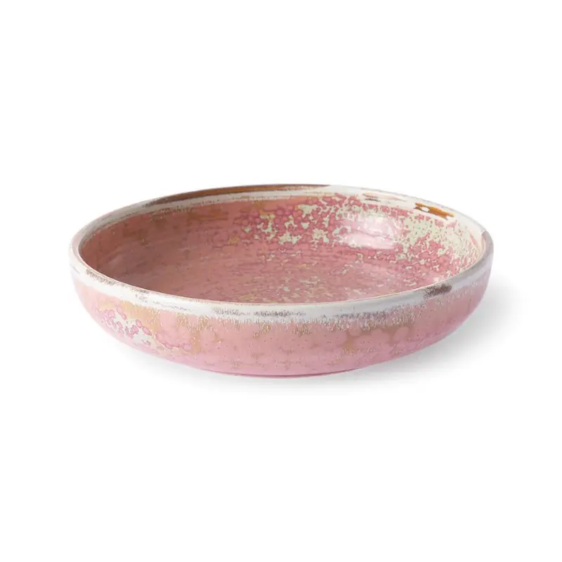 Ostatnie sztuki Talerz głęboki M Chef Ceramics Rustic Pink, HKLiving