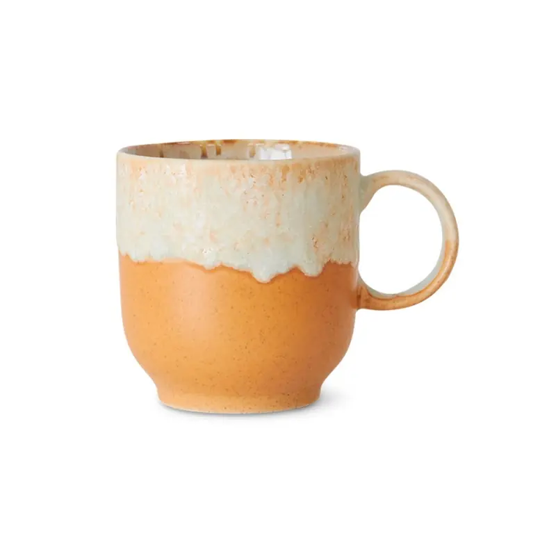 Kubek ceramiczny 70‘s, Dunes do kawy, HKliving Premium