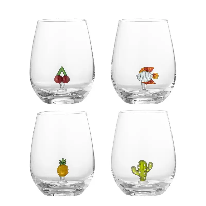 Ostatnie sztuki Misa komplet szklanek II 4 szt., 560 ml, Bloomingville