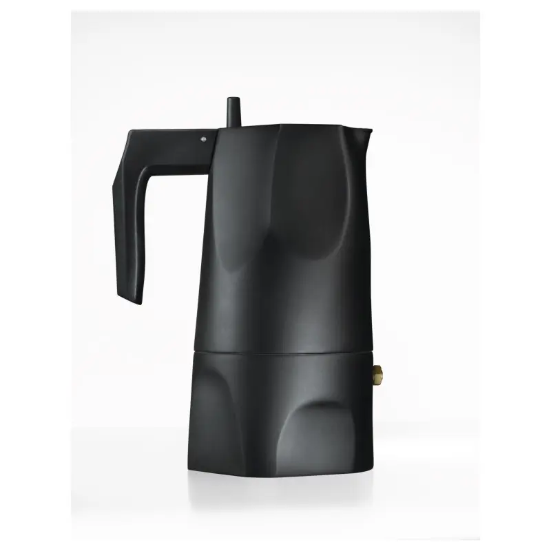 Kawiarka OSSIDIANA, ciśnieniowa na 3 filiżanki, czarna, Alessi Premium
