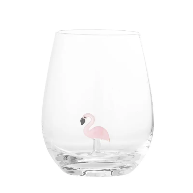 Darmowy zwrot Szklanka Misa różowy flaming 560 ml, Bloomingville