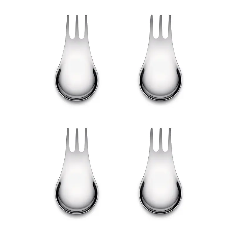Moscardino- sztućce wielofunkcyjne, komplet 4 szt., stalowe, Alessi Darmowy zwrot