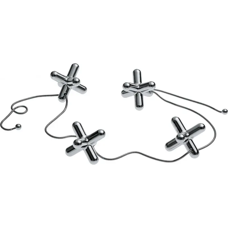 Tripod podstawka pod gorące naczynia, chromowana, Alessi Rabat