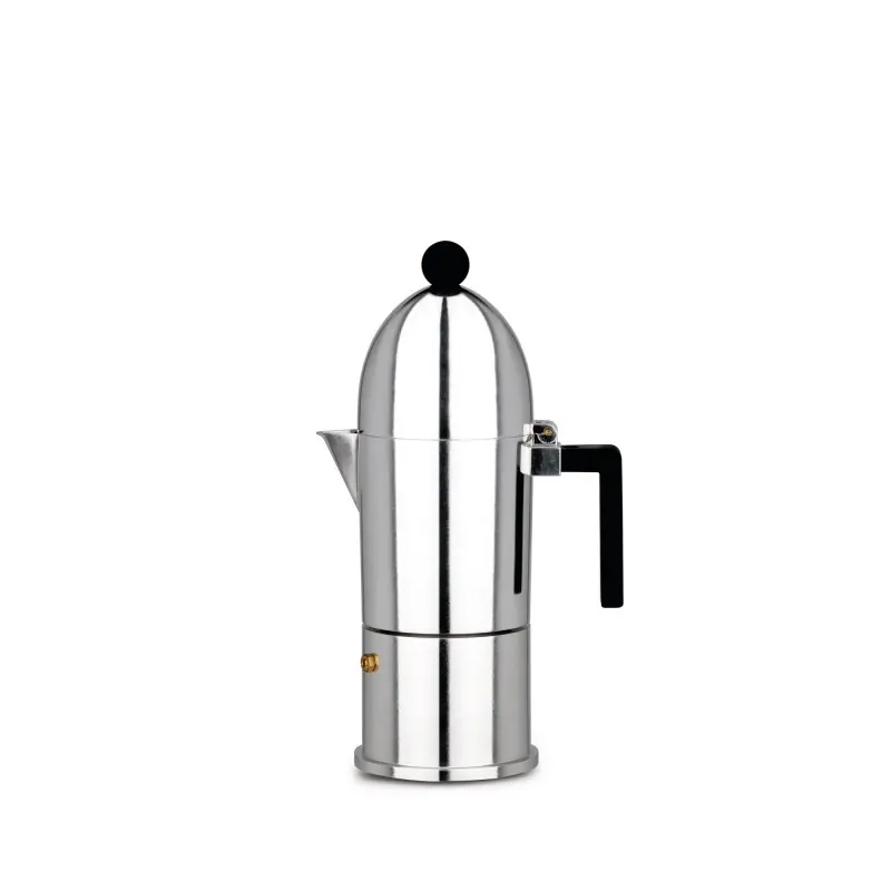 Wyprzedaż Kawiarka La Cupola 300 ml, czarny uchwyt, Alessi
