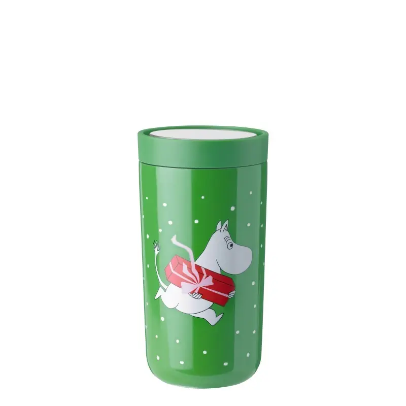 Kup online Kubek termiczny To- Go Muminki świateczny, zielony, 200 ml, Stelton
