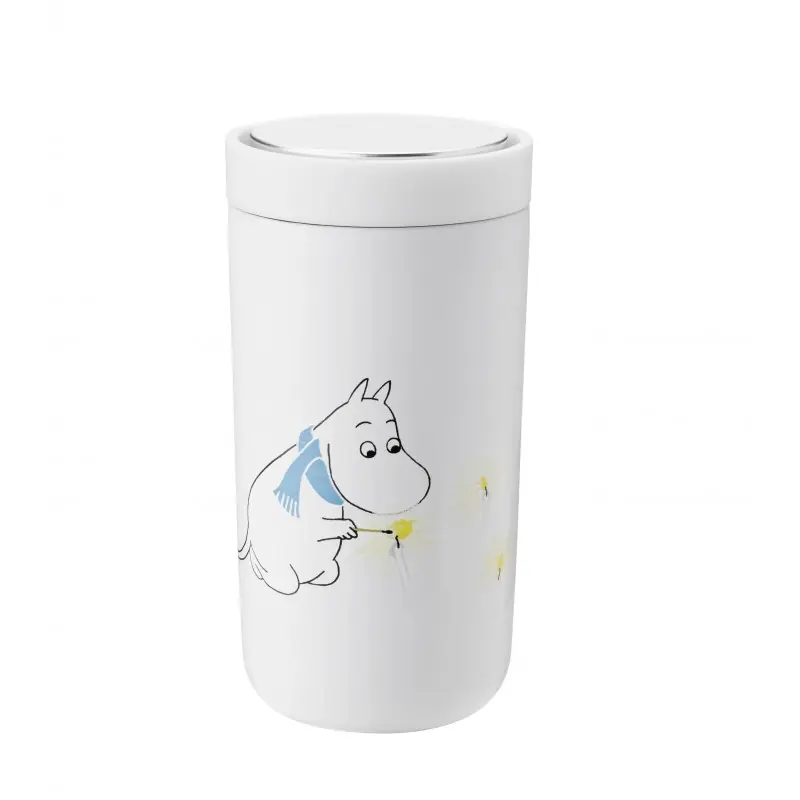 Kubek termiczny To- Go Frost Muminki, biały, 200 ml, Stelton Ekspresowa dostawa