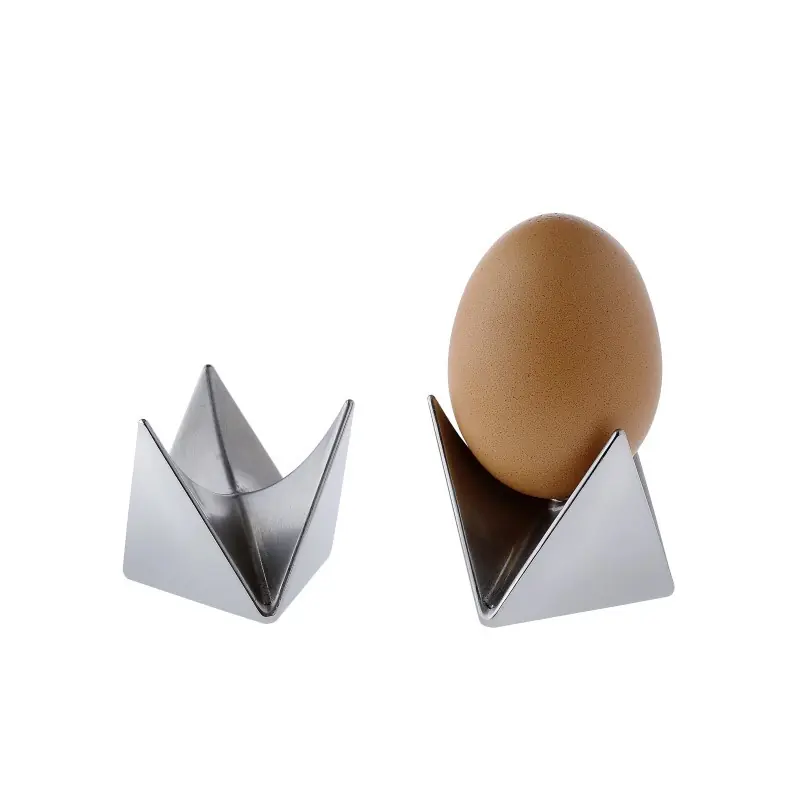 Łatwy zwrot Roost, 2 kieliszki do jajek, aluminiowe, Alessi