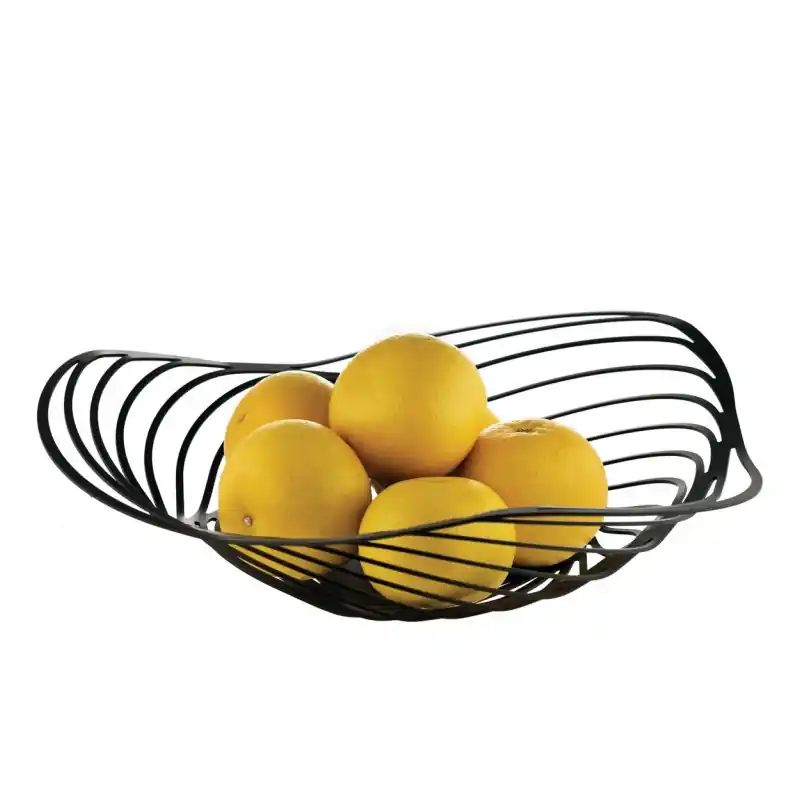 Hit cenowy Kosz na owoce Trinity 43 cm, czarny, Alessi