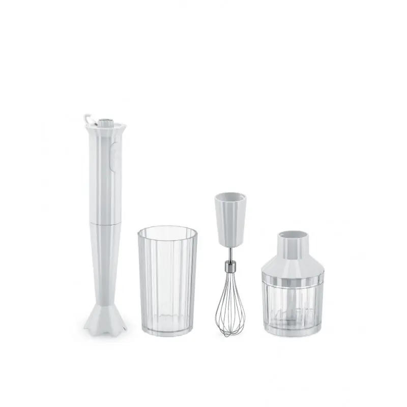 Dodaj do koszyka Blender ręczny Plisse z akcesoriami, biały, Alessi
