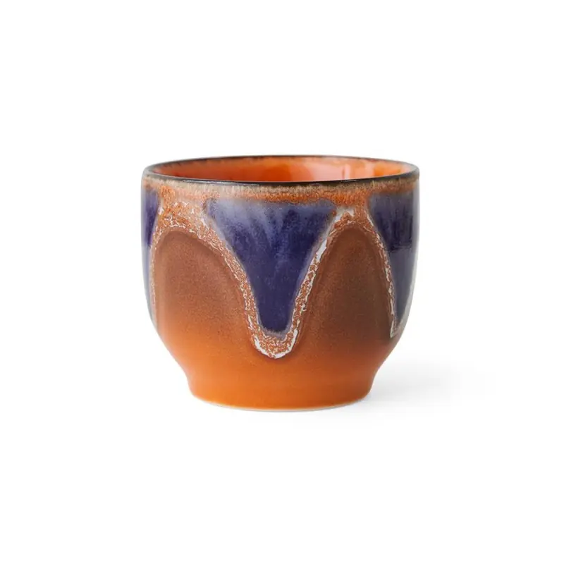 Kubek ceramiczny 70‘s bez ucha, Arabica, HKliving Nowość