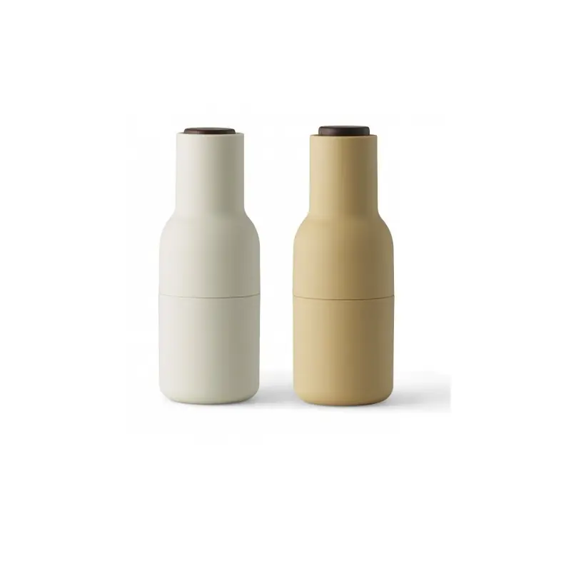 Bezpieczna płatność Młynki do soli i pieprzu Bottle Grinder, Barley/Orzech, 2 szt - Audo