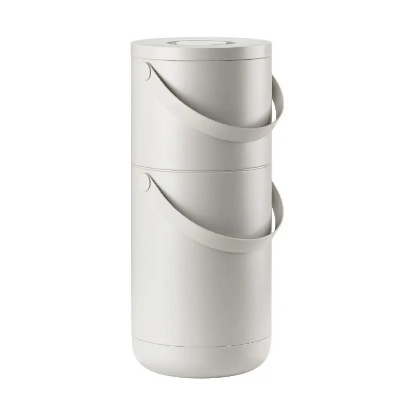 Ograniczona ilość Kosz na śmieci Circular 22+12l, jasnoszary, Zone Denmark