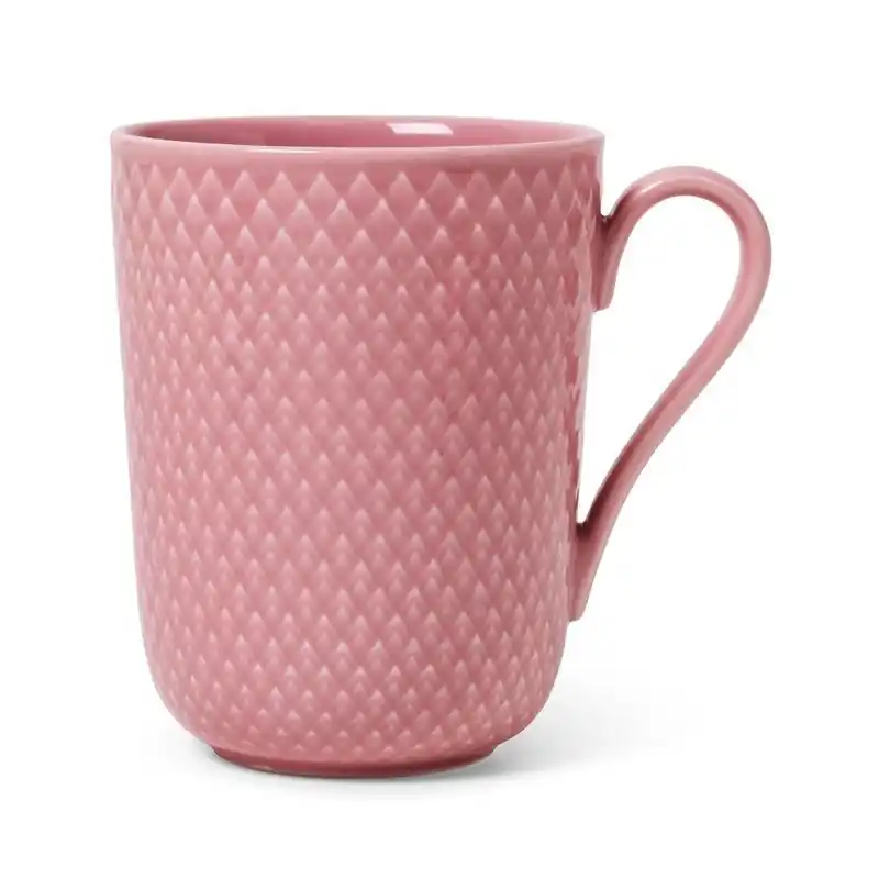Różowy kubek Rhombe, Lyngby Porcelain Kup online