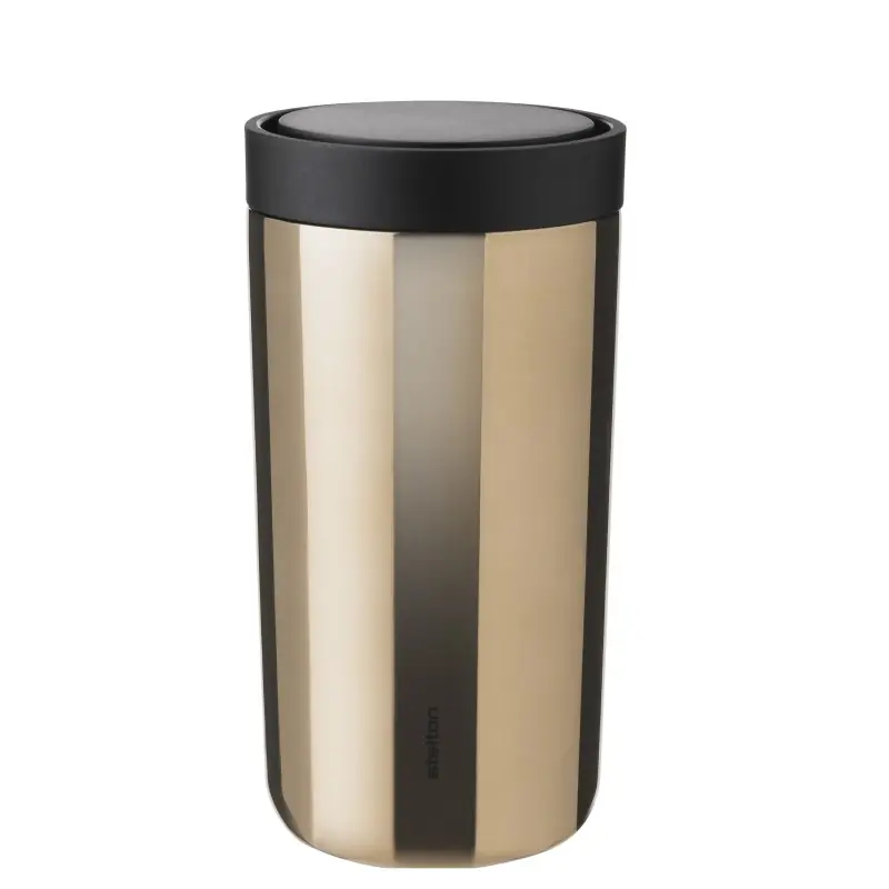Kubek Termiczny, złoty, To Go Click 0,2L Stelton Wysoka jakość