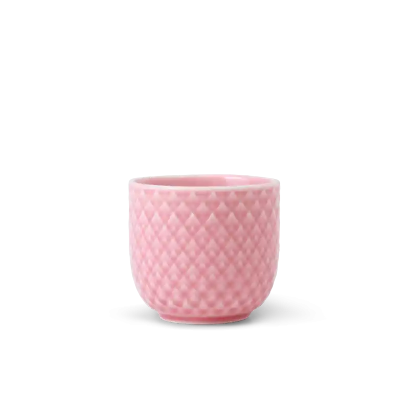 Bezpieczna płatność Różowy kieliszek do jajka Rhombe, Lyngby Porcelain