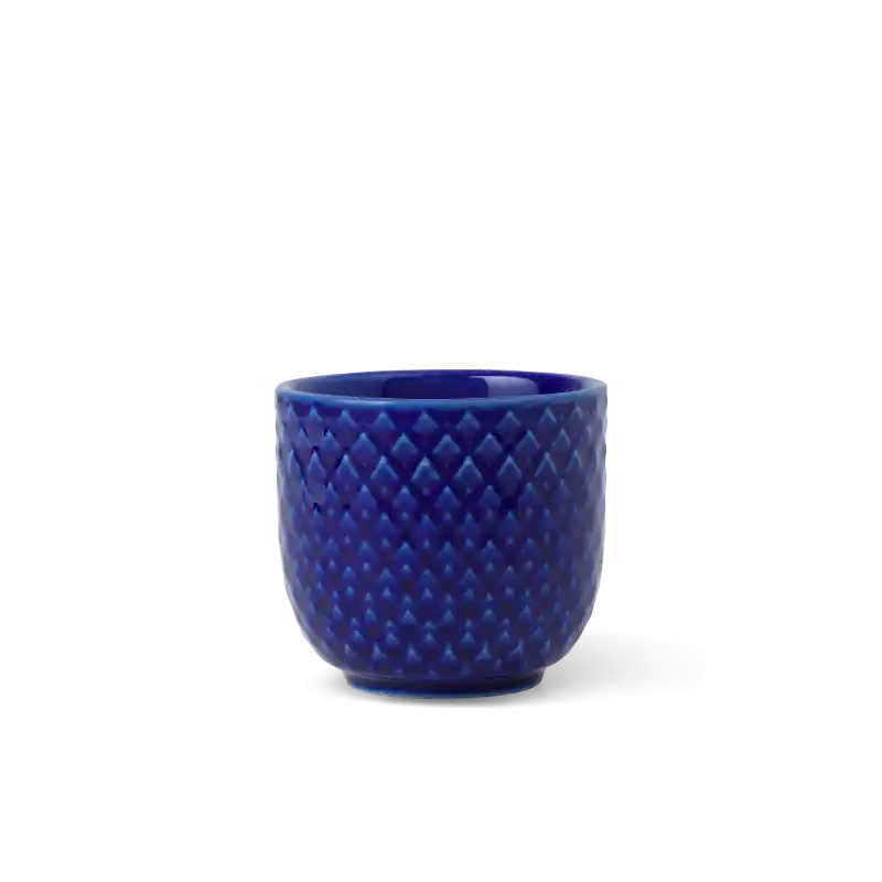 Granatowy kieliszek do jajka Rhombe, Lyngby Porcelain Wybór klientów