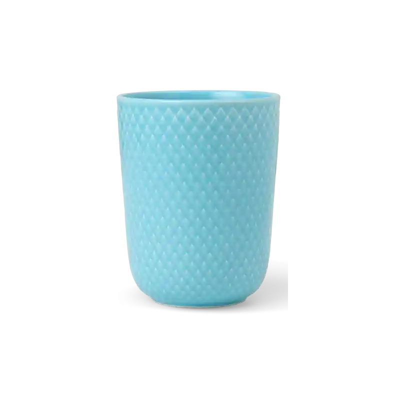 Turkusowy kubek bez ucha Rhombe, Lyngby Porcelain Obniżka ceny