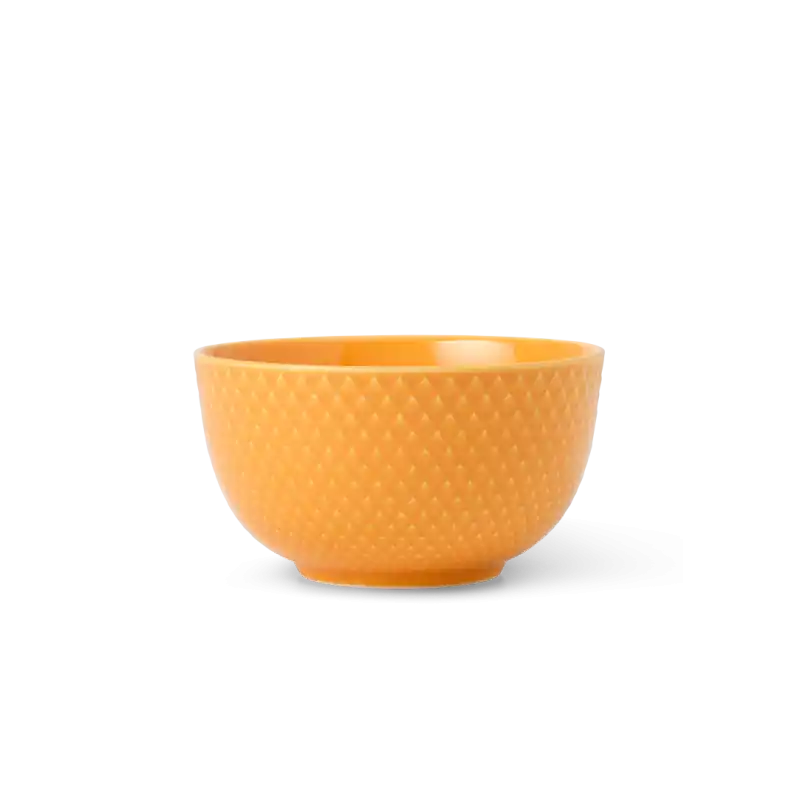 Porcelanowa miska Rhombe Ø11 cm, żółta, Lyngby Porcelain Ekspresowa dostawa