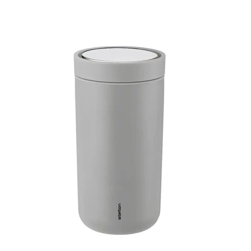Kubek Termiczny, jasny szary, To Go Click 0,2L Stelton Ekspresowa dostawa