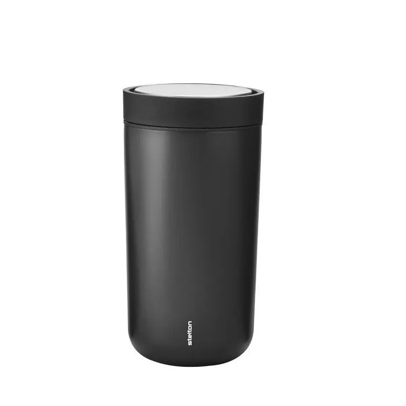 Kubek termiczny czarny metaliczny, To Go Click 0,2 L , Stelton Sprawdź teraz
