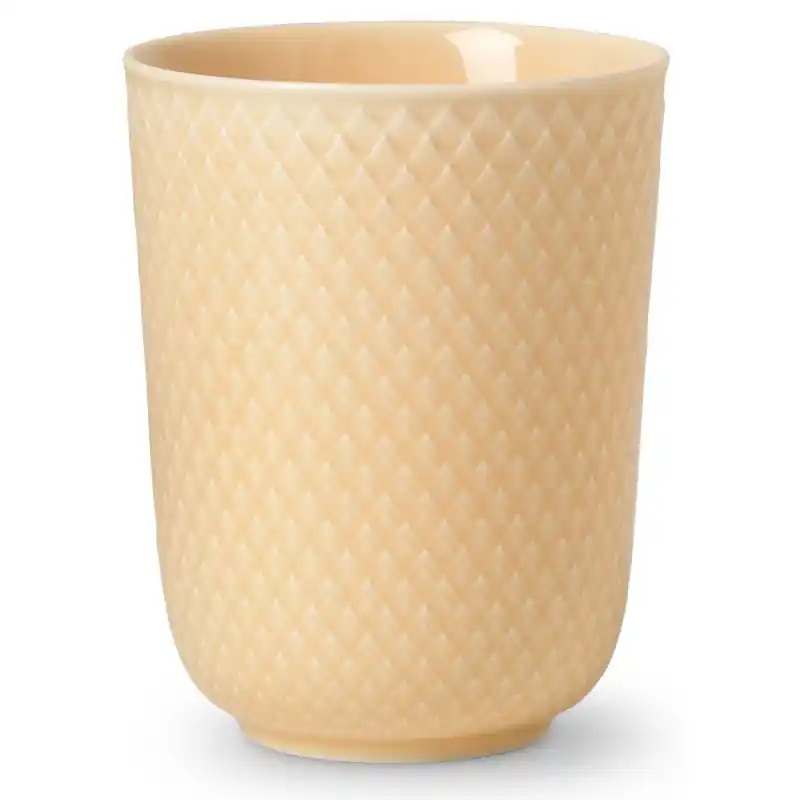 Wyjątkowa oferta Piaskowy kubek bez ucha Rhombe, Lyngby Porcelain