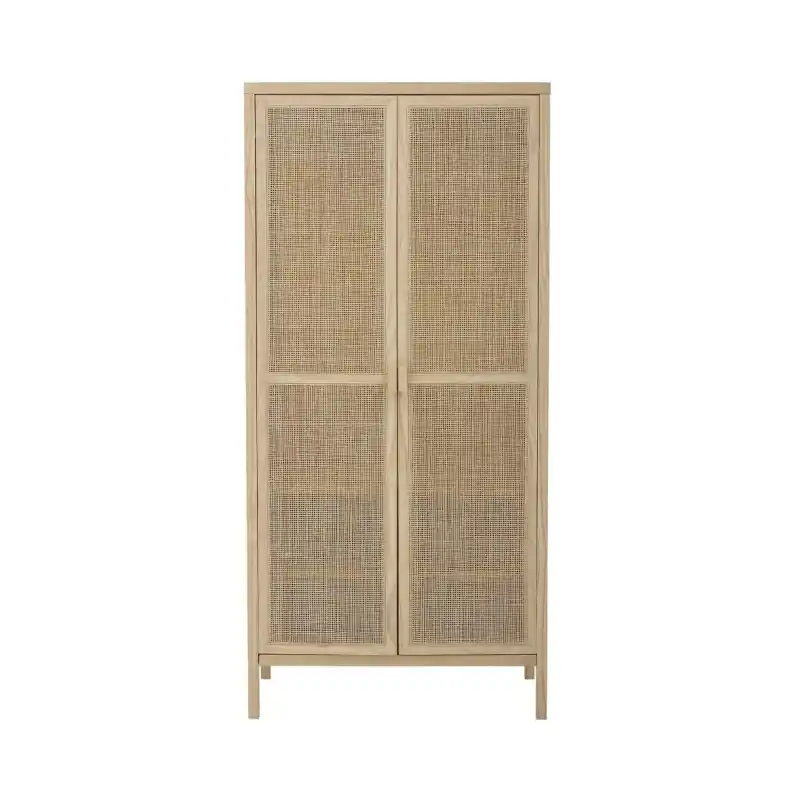 Szafa Mariana drewno/rattan, naturalny, Bloomingville Premium