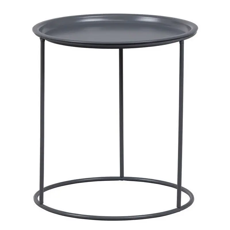 Oferta czasowa Stolik pomocniczy Ivar, Ø 40 cm, ciemnoszary, Woood