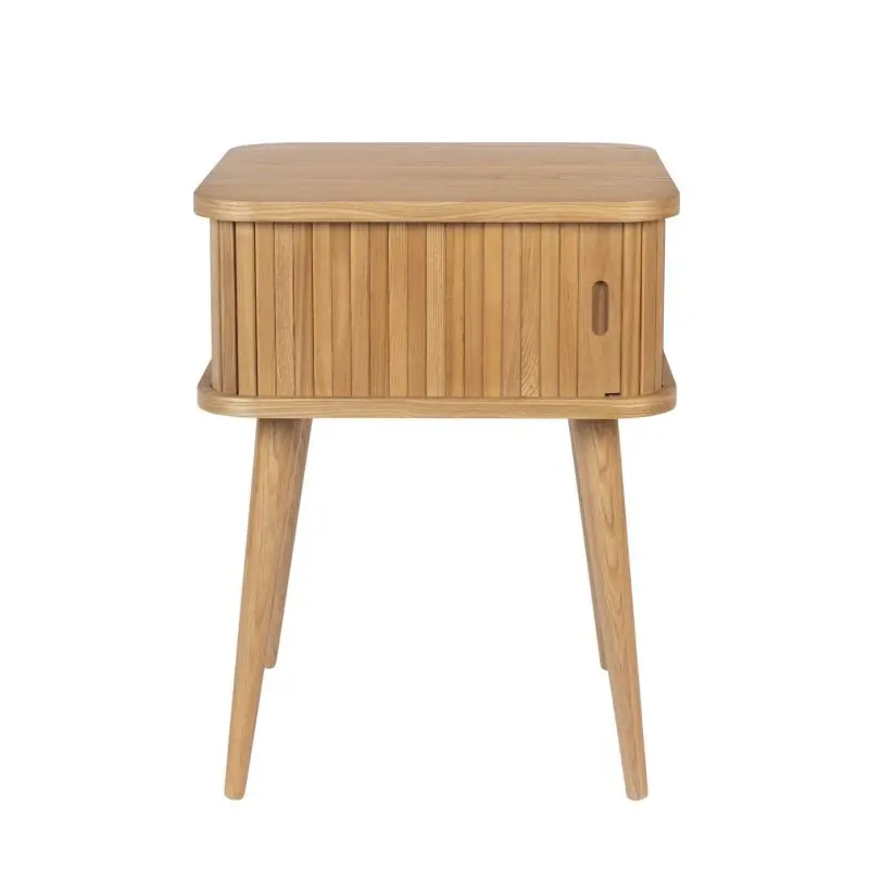 Drewniany stolik pomocniczy Barbier, naturalny, Zuiver Premium
