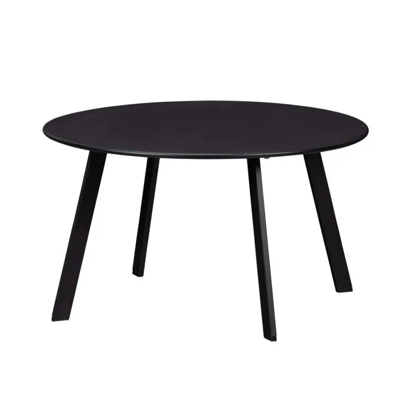 Stolik kawowy FER metalowy, Ø70CM, czarny, Woood Ograniczona ilość