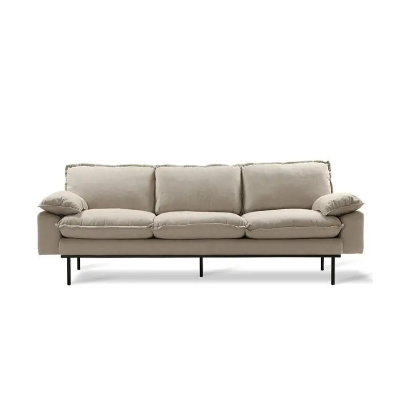 Tylko dziś Beżowa sofa Retro 3-osobowa, HKliving