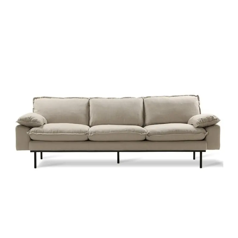 Beżowa sofa Retro 4-osobowa, HKliving Tylko dziś