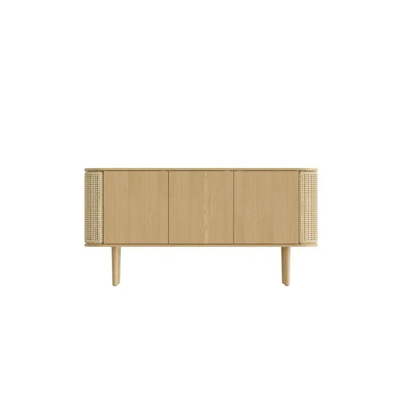 Oferta Komoda trzydrzwiowa Treasures, dąb/plecionka wiedeńska, Umage
